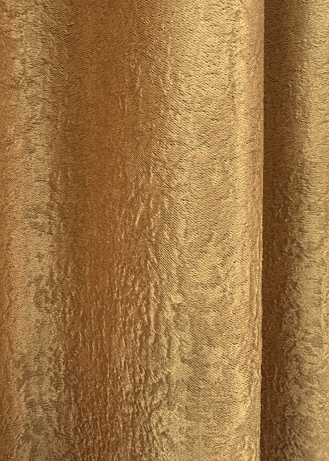 Комплект готовых штор VR-Textil Софт № 373ш Золотистый 100х270 см 2шт (31-794) Киев - изображение 8