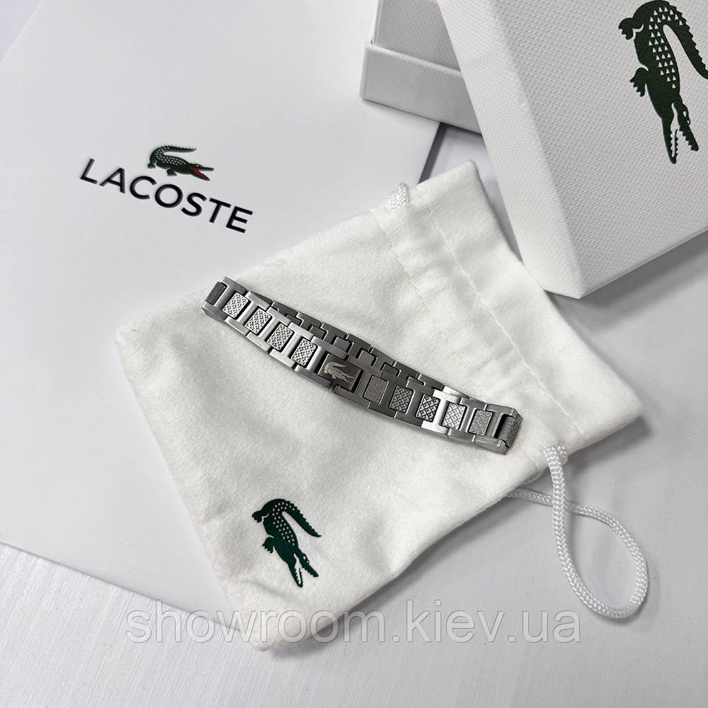 Мужской фирменный браслет Lacoste, Лакоста (40188) Киев - изображение 2