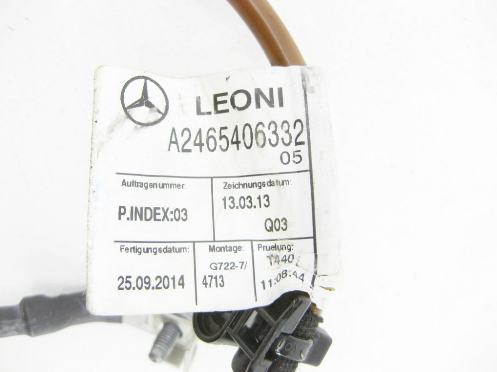 Mercedes-Benz  A2465406332 Провід маси від АКБ до кузова CLA Shooting Brake X117 CLA C117 GLA X156 A-class W176 B-class W242 B-class W246 Одесса - изображение 5