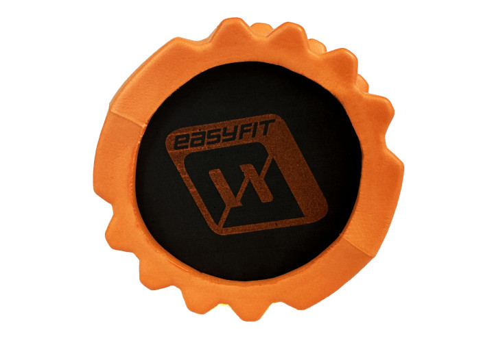 Масажний ролик EasyFit Solid Roller v.1.1s 33 см помаранчевий Коломия - фото 2
