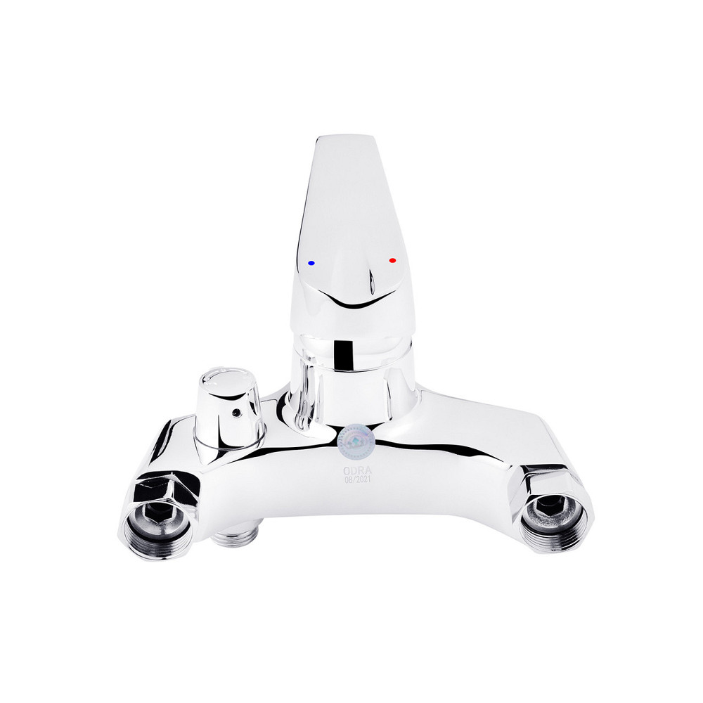 Змішувач для ванни Kroner KRM Odra - C060 з душовим гарнітуром, хром Київ - фото 3