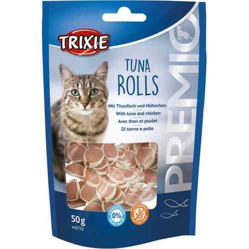 Лакомство Trixie Premio Tuna Rolls для кошек кусочки с тунцем и курицей 50 г Киев