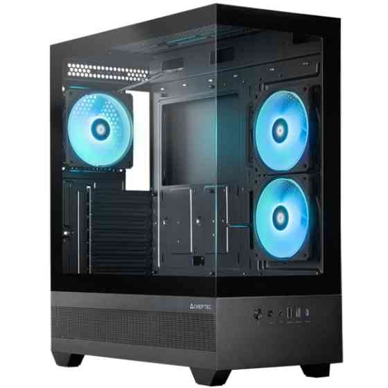 Корпус Chieftec VISTA GT-01B-OP 3x120mm A-RGB, ATX, без БЖ, Black Вінниця