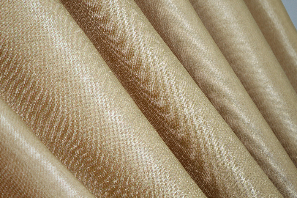 Комплект готових штор VR-Textil Льон Парма № 1089ш Золотистий 150х250 см 2 шт (39-843) Київ - фото 6