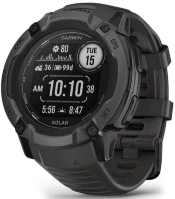 Смарт-Часи Garmin Instinct 2X Solar. Графітовий. Київ - фото 5