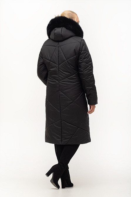 Гарний жіночий пуховик із хутром Київ - фото 2