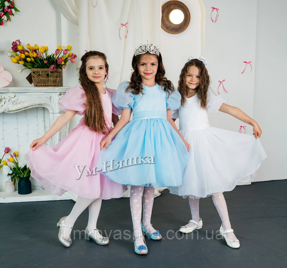 Святкова пишна біла сукня для дівчинки Кривий Ріг - фото 14