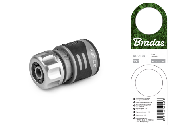 Конектор 1/2 - STANDARD TPR, WHITE LINE, WL-2126 Киев - изображение 2