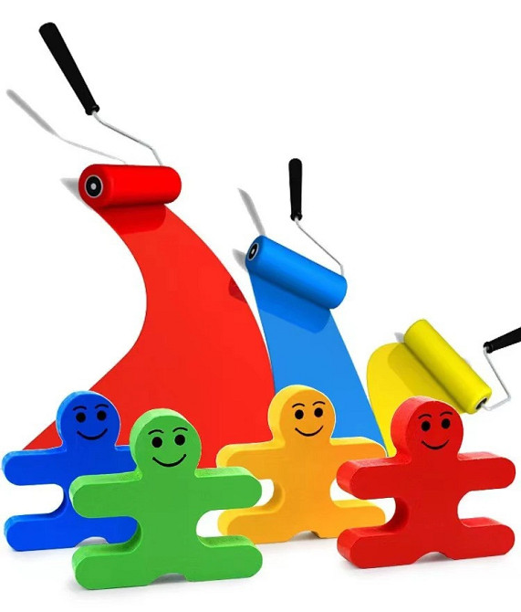 Дитячий розвиваючий дерев'яний збалансований складний конструктор Монтесорі для раннього дитинства 16 елементів Кам'янець-Подільський - фото 8