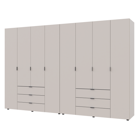 Комплект шкафов для одежды Doros Гелар (2 шт.) 310х49,5х203,4 см Кашемир (DRS-011243) Львов