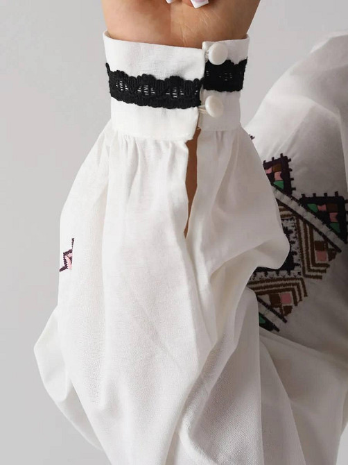 Женская современная вышиванка  80% хлопок, 20% полиэстер 44 Одесса - изображение 7