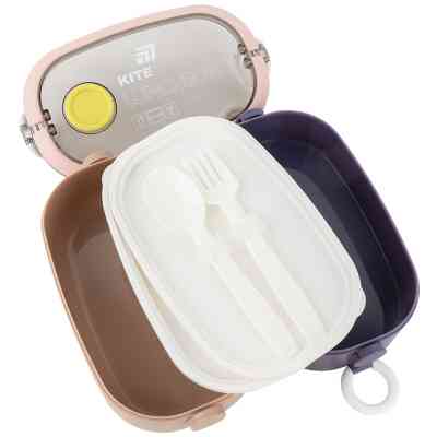 Ланч-бокс Kite подвійний з наповненням 1600 мл, бежевий (K25-1181-1) Винница