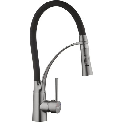 Змішувач Kroner Ersel-GRP03393BLK (CV033800) Вінниця - фото 1