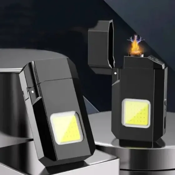 Спіральна запальничка з Led ліхтариком і зарядкою від USB 6002 M8 Київ