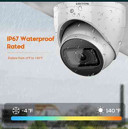 IP камера 4мп Vikylin VD-2T 41-AS-G2 ( Metal,POE,SD slot,Dahua) Харків