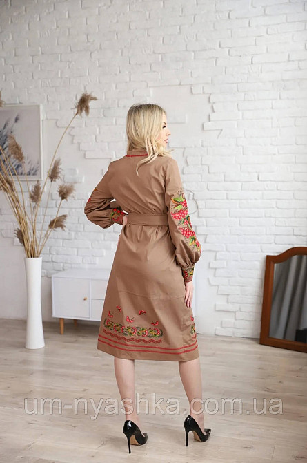 Жіноча вишита сукня на льоні Калина S-XХL Кривий Ріг - фото 6