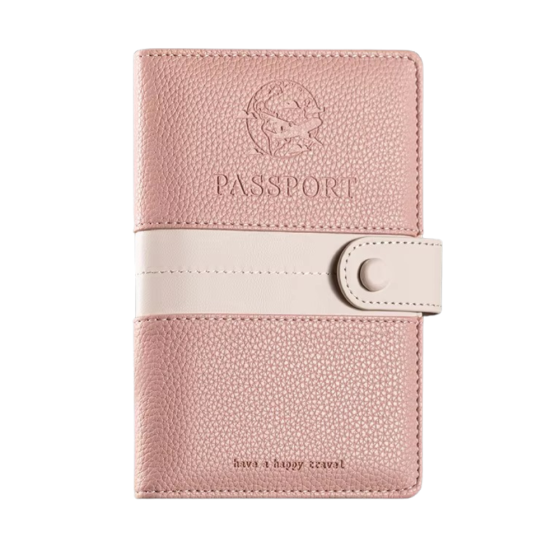 Обложка для паспорта, холдер дорожный для паспорта, удостоверения,банковских карт, билетов, документов,розовый Каменец-Подольский