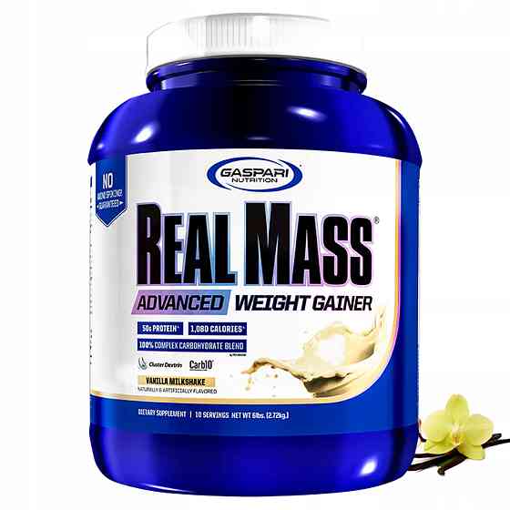 Гейнер Gaspari Nutrition Real mass 2270 g (Vanilla) Луцьк