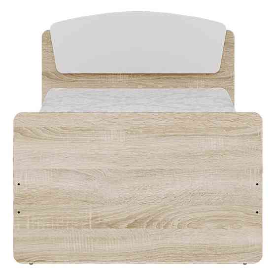 Односпальная кровать Эверест Астория-2 80х190 см Дуб сонома/Белый (DTM-073878) Львов