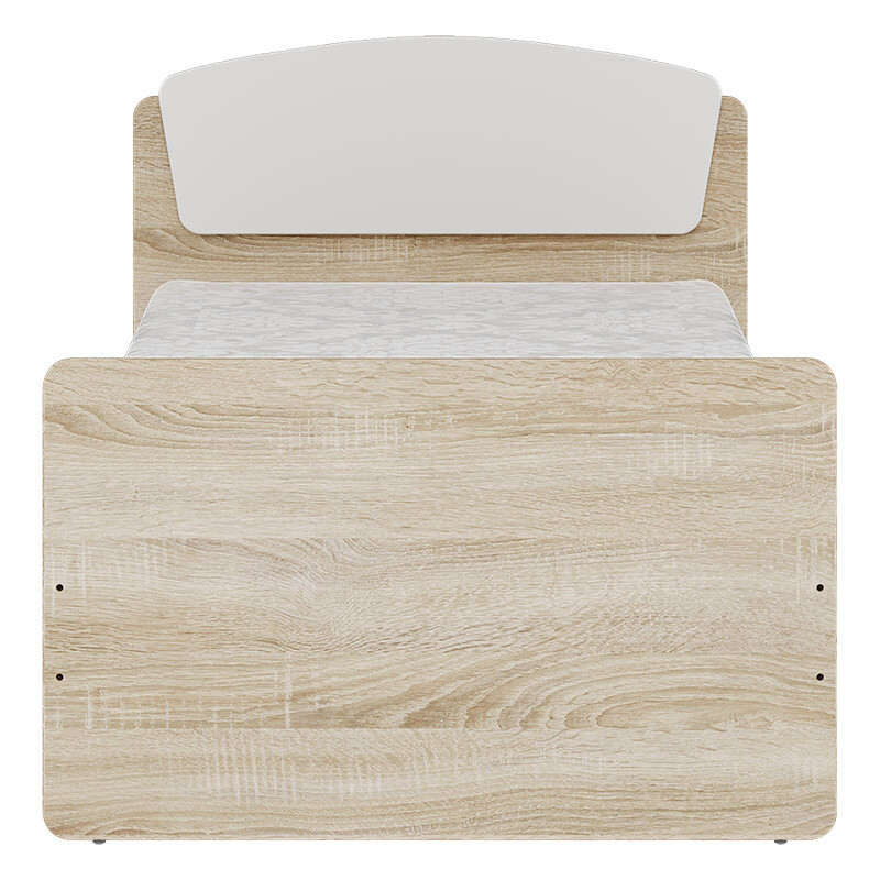 Односпальная кровать Эверест Астория-2 80х190 см Дуб сонома/Белый (DTM-073878) Львов - изображение 3