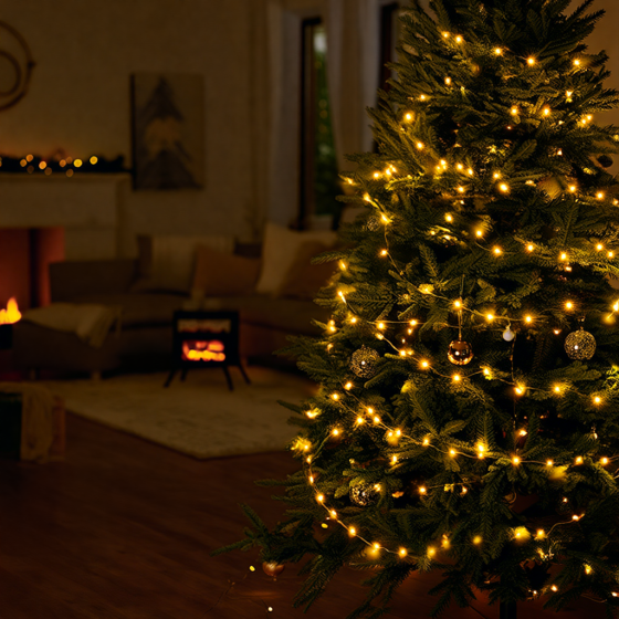 Garlando Гірлянда Різдвяна фея вулична 50 м 500 LED білий провід Жовтий CF500L50MWY Коломия