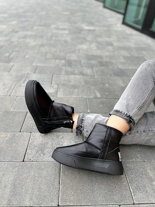 Marko Угги жіночі DE MARKO чорні натуральна шкіра зима 38р.39р. (4850) Коломия - фото 3