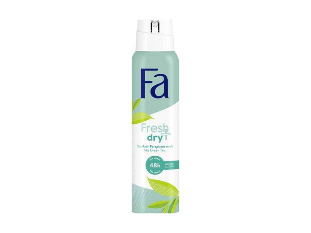 Дезодорант (Аерозоль) 150г Fresh Dry Зелений Чай ТМ FA Solmir Київ - фото 1