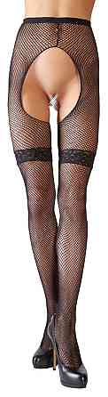 Колготки - 2530147 Cottelli Collection Net Tights - M/L Sex Aura Київ
