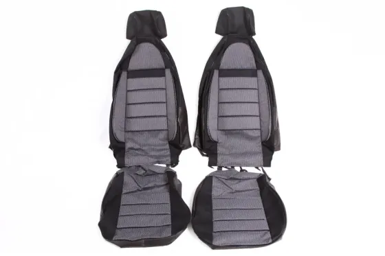 Чехли на сидіннях Lanos Avto-fortuna Пілот з паралоном сірі Вінниця