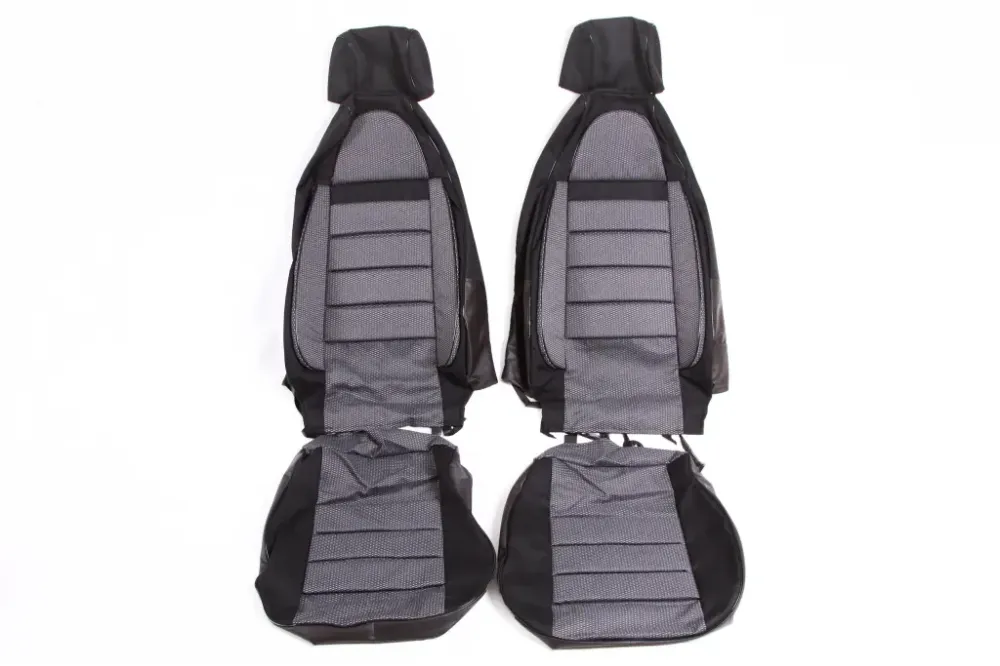 Чехли на сидіннях Lanos Avto-fortuna Пілот з паралоном сірі Вінниця - фото 2