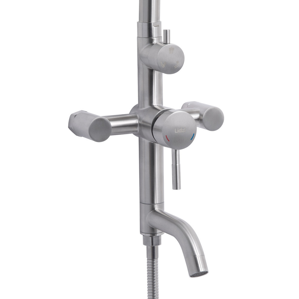 Душова система універсальна Lidz Aria 1030 на три споживачі (з виливом) (k35) LDARI1030NKS34932 Nickel Київ - фото 3