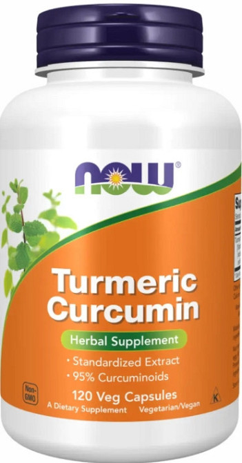 Куркумін Now Foods Turmeric Curcumin Extract 120 vcaps Київ - фото 1