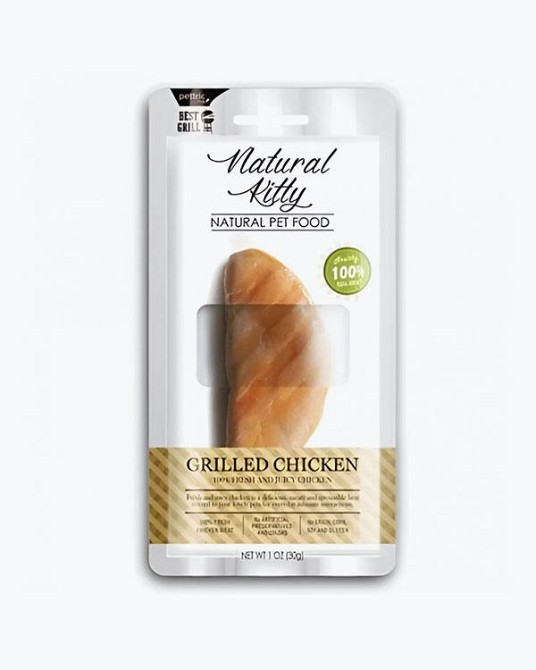 Лакомство для кошек и собак Natural Kitty Original Series GRILLED CHICKEN кусочки курицы гриль 30 г Винница - изображение 1