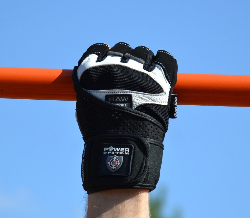 Рукавички для фітнесу Power System PS-2850 Raw Power Black/White L Кам'янське - фото 9