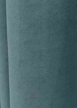 Комплект коротких штор VR-Textil Мікровелюр Petek № 1507ш Сіро-блакитний 130х170 см 2 шт (35-0405) Київ