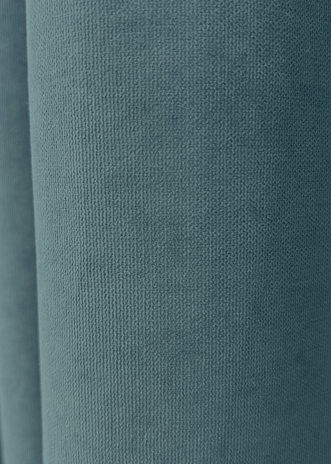 Комплект коротких штор VR-Textil Мікровелюр Petek № 1507ш Сіро-блакитний 130х170 см 2 шт (35-0405) Київ - фото 6