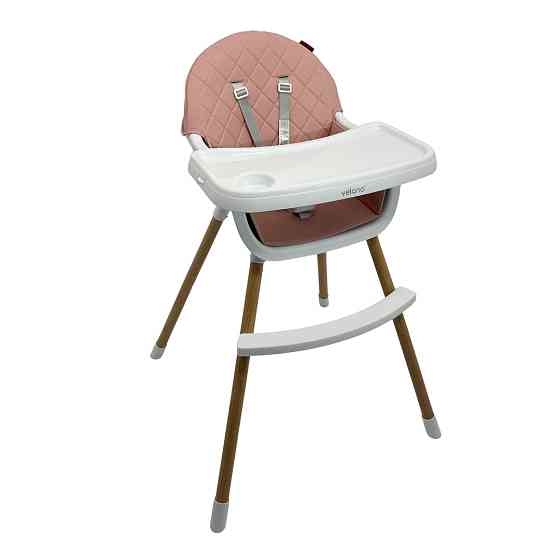 Стілець для годування дитини 2 в 1 VELANO Evo, pink Київ