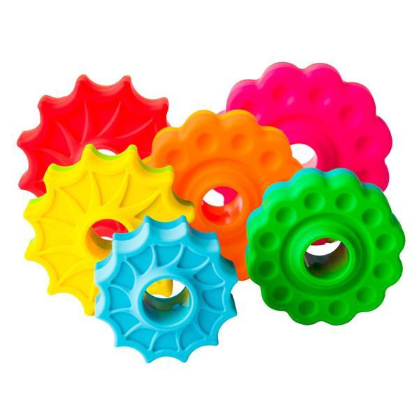 Гвинтова пірамідка Fat Brain Toys SpinAgain тактильна (F110ML) Харків - фото 3