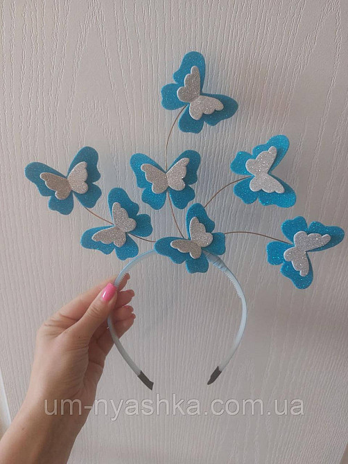 Обруч бабочки Бабочка голубая Кривой Рог - изображение 3