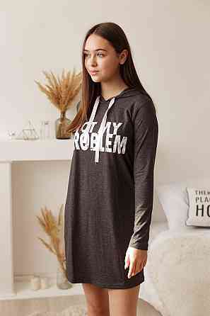 Туніка з капюшоном Віскоза — Not my problem Nicoletta 83555 XL Київ