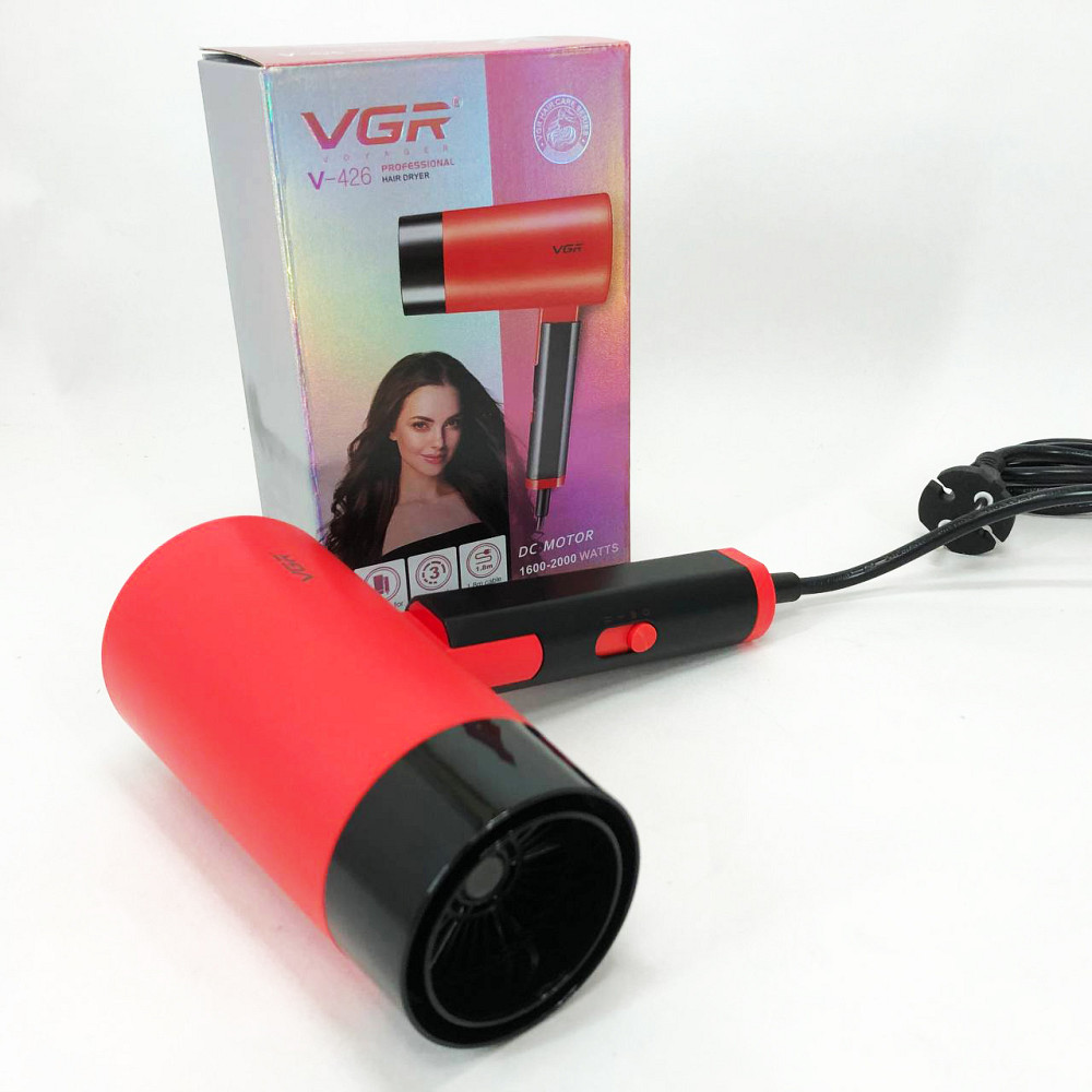 Удобный фен для домашнего использования VGR V-426 2000 Вт, Хороший мощный фен Мощный для волос ML-26 Львов - изображение 10
