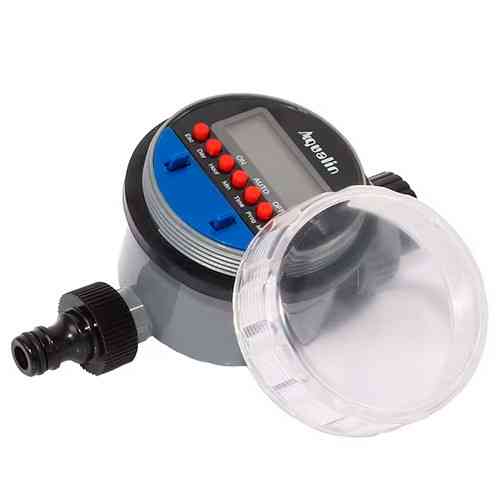 Цифровой таймер полива Aqualin YL21026A с шаровым клапаном и поддержкой датчика дождя Киев