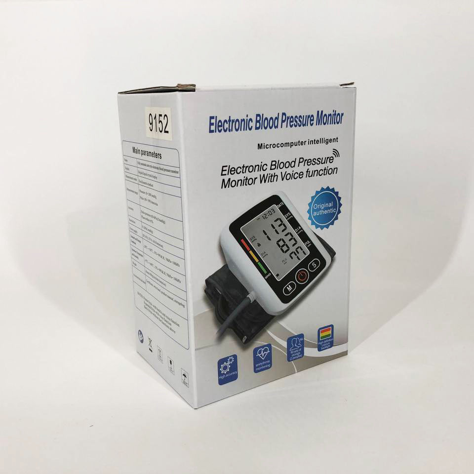 Тонометр на плече індикатором, Медичний апарат для вимірювання тиску, Електричний тонометр XP-73 Львів - фото 2