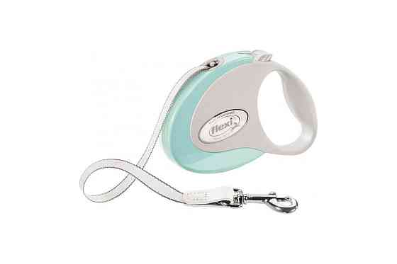 Рулетка-повідець Flexi Style М стрічка 5м/25кг (м'ятний) Вінниця