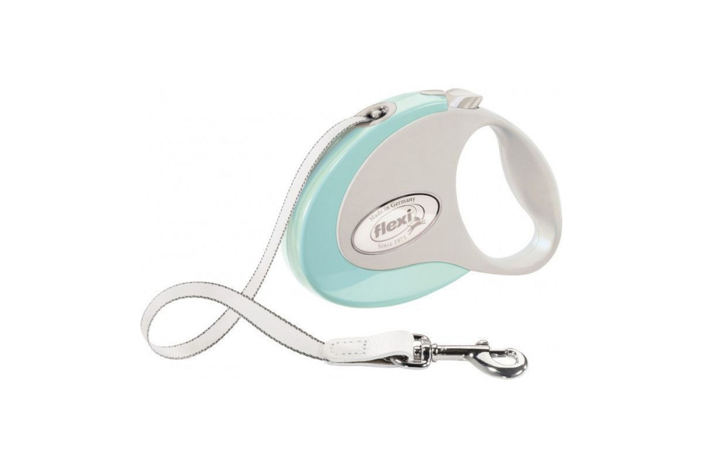 Рулетка-повідець Flexi Style М стрічка 5м/25кг (м'ятний) Вінниця - фото 1