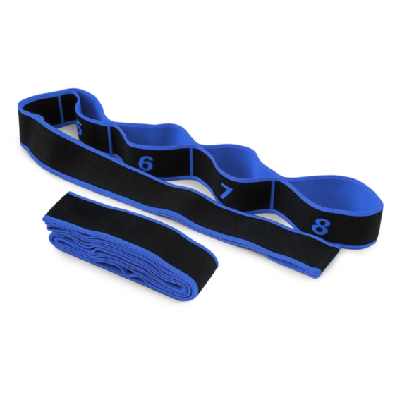 Еспандер з петлями для розтяжки PowerPlay PP_4311 Fitness Band Синя (88*4см.) Каменское