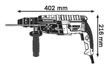 Профессиональный электрический перфоратор Bosch GBH 2-28 F (0611267600) Киев