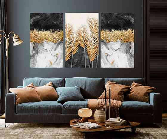 Модульная картина в гостиную / спальню   Абстракція     ART-168_3A 100х150 см Киев