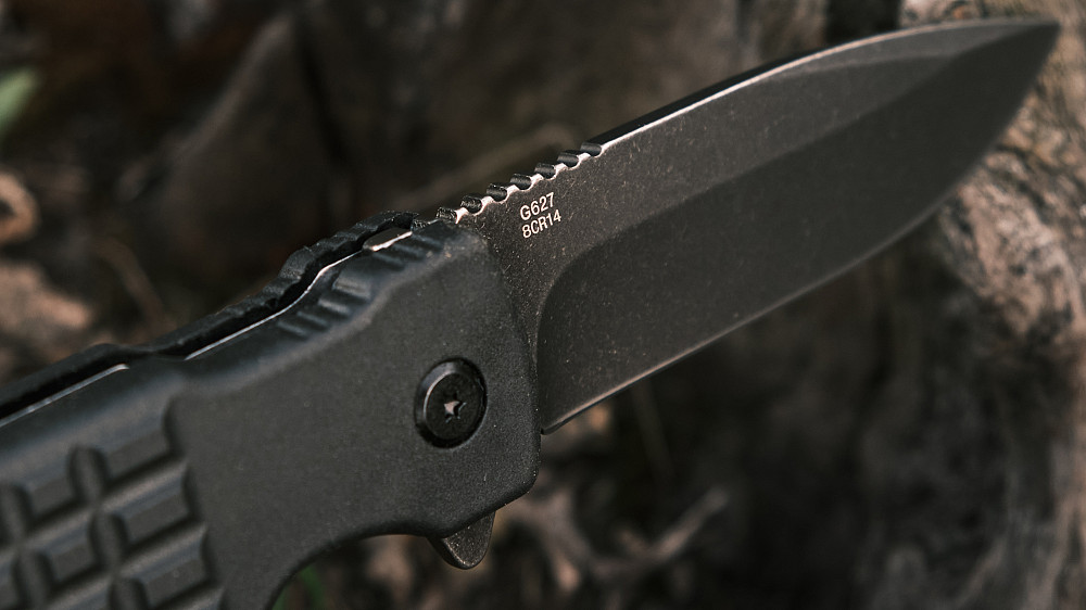 Ніж складаний Ganzo G627-BK чорний Киев - изображение 9