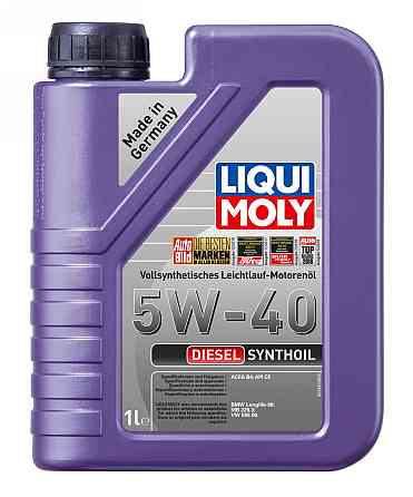 LIQUI MOLY 1340 Diesel Synthoil SAE 5W-40 — Повністю синтетична моторна олива для дизельних двигунів | Максимальний захист та стаб Ковель